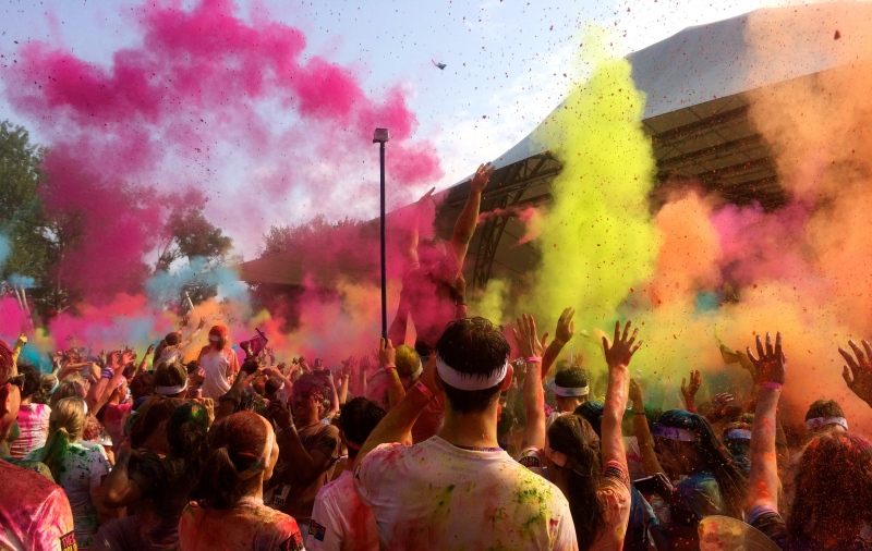 Tickle Me Pink: Color Run Canberra